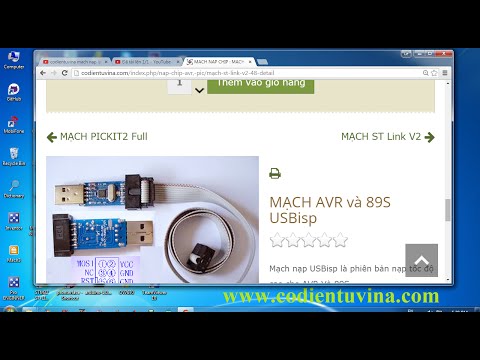 Hướng dẫn cài driver USBisp trên Windows XP – Windows 10 cho mạch nạp USBisp – www.codientuvina.com
