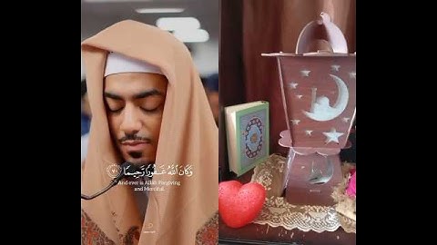 وكان الله غفورا رحيما #quran #تلاوة_قرآن #القرآن_الكريم #خشوع