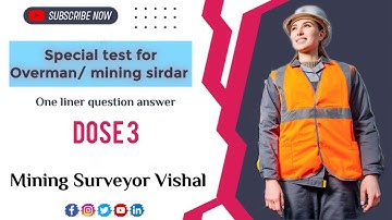 Special test for Overman mining sirdar ||Dose 03|| upcoming bccl exam|| One liners question answer