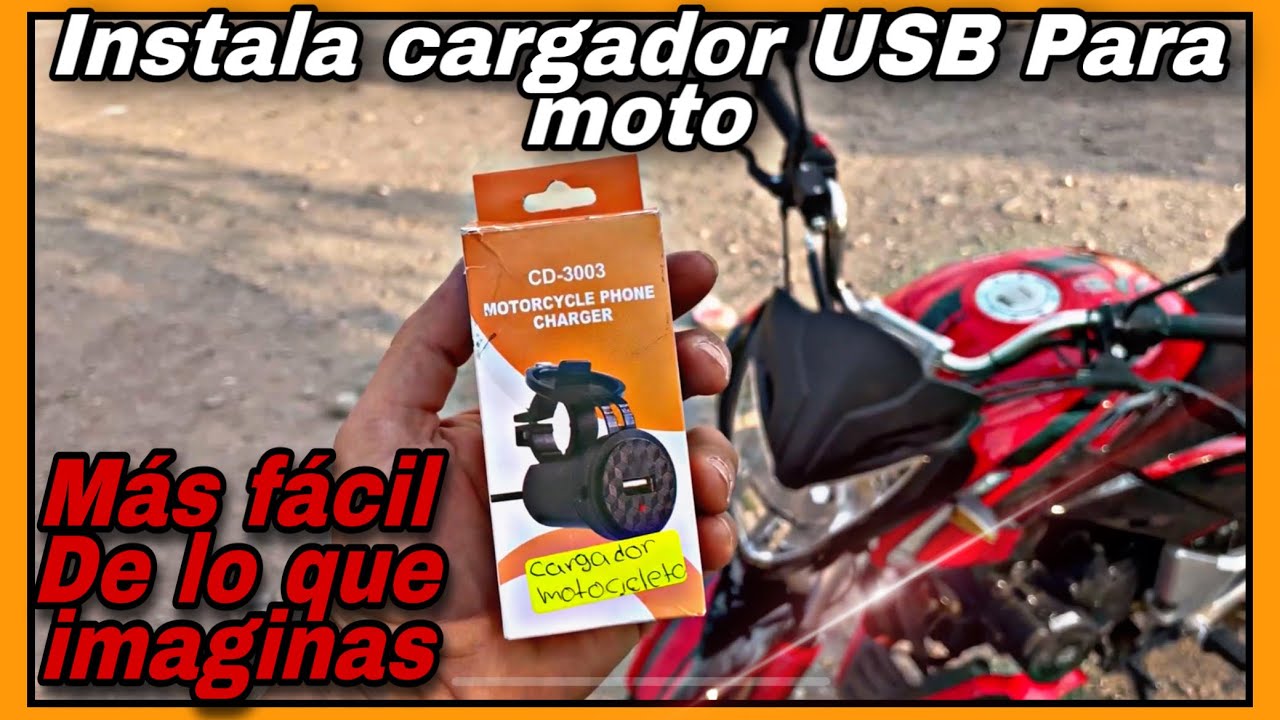 INSTALAR CARGADOR USB en CUALQUIER MOTO - FZ6 S2 - CARGADOR EN MOTO - #USB # MOTO #INSTALACION 