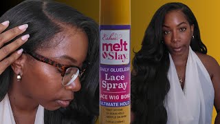CAN'T Snatch THIS! ULTIMATE HOLD Wig Install Janet Collection TUPI Esha Lace Spray Tutorial screenshot 4