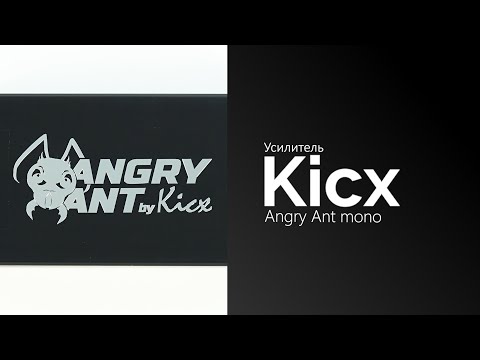 Распаковка усилителя Kicx Angry Ant mono
