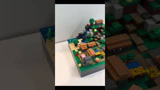 Lego Minecraft Village MOC #lego #minecraft #legominecraft