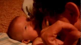 Daddy Tickling 5 Month Old Baby Logan