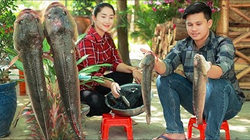 Snakehead fish preparing - Cook 2 recipes with snakehead fish - Crispy fish and fish sour soup