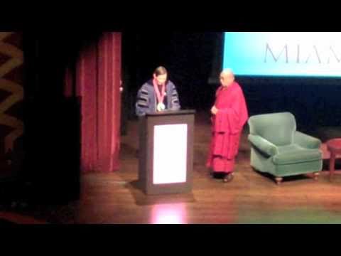 El XIV Dalai Lama visita Miami University (Parte I)