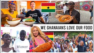 THIS is Why The BIGGEST Local CHOPBAR is Popular in GHANA 🇬🇭 GHANAIANS Love Their Local Food PAAA!