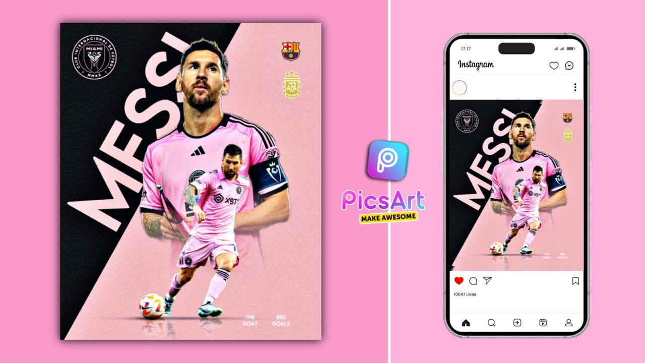 Creative Sports Poster Design In Picsart | Football poster design with PicsArt | Poster Design