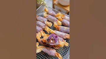 Resep lumpia ubi pocong coklat lumer! #bicok #gohappy #ubicoklatlumer