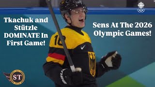 Ottawa Senators At The 2026 Olympics: Tim Stützle And Brady Tkachuk Have STRONG Debuts!