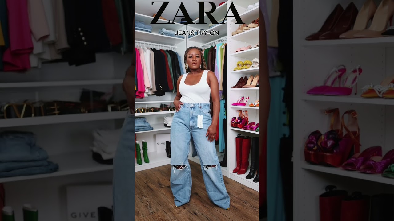 ZARA JEANS TRY-ON | Frilancy Hoyle 