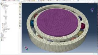 Ball Bearing Contact Analysis using Abaqus 2017