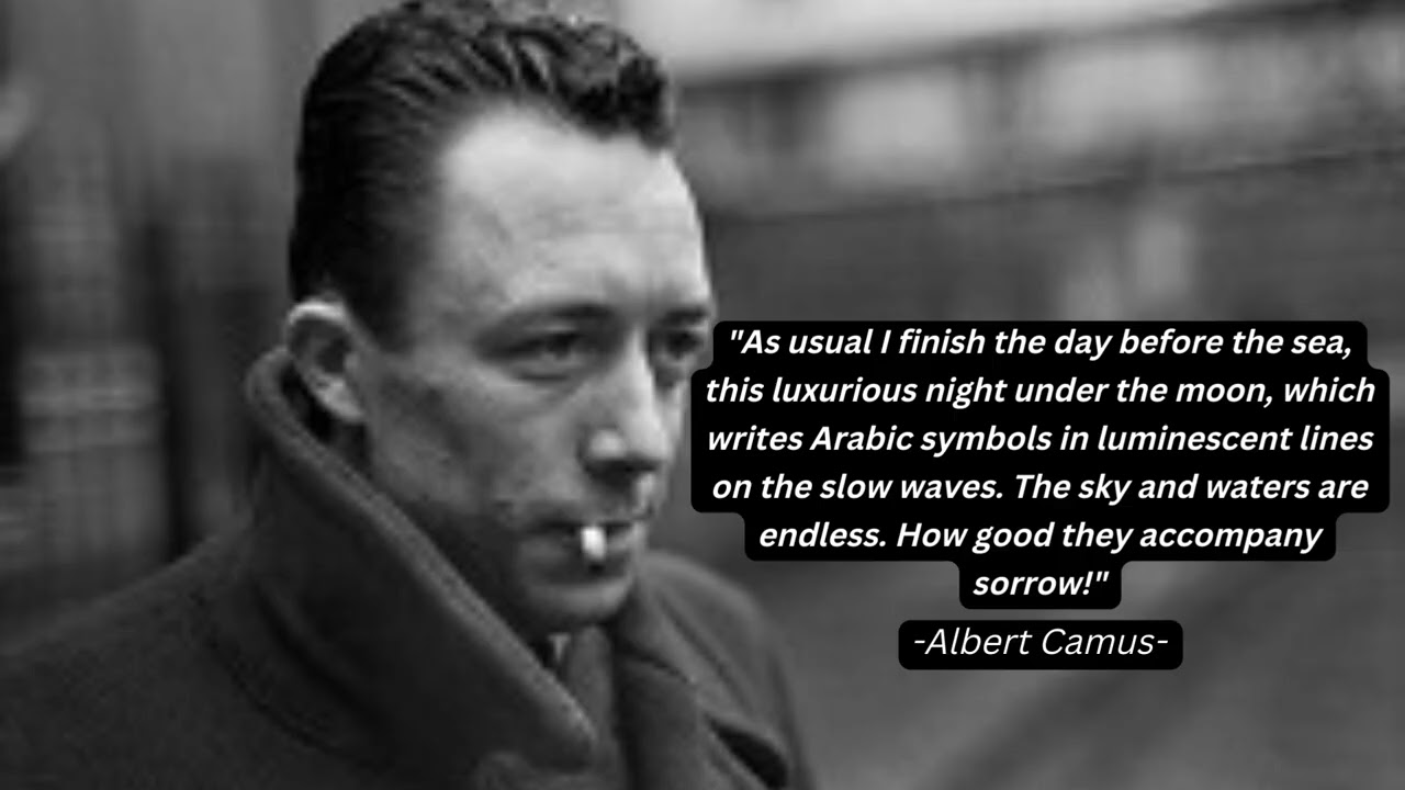 The best inspirational motivational wise quotes from Albert Camus