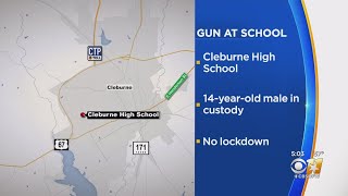 14-Year-Old Student At Cleburne High Brings Handgun To School