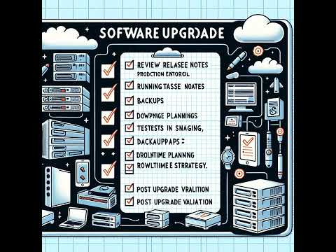 ✔️ Essential Checklist for Successful Software Upgrades in Production