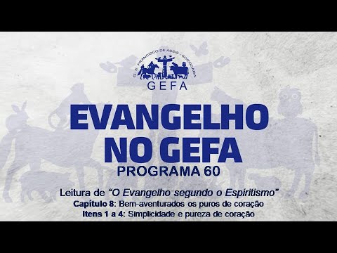 Assista: Evangelho no GEFA - Programa 60 (25/06/2025)