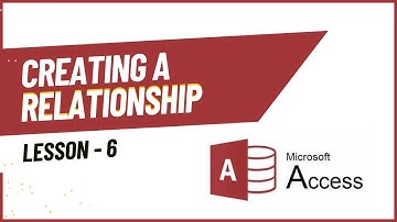 Lesson 6 Create Relationship MS Access | Afsoomali