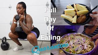 Fat loss series: FULL DAY OF EATING + AT HOME GLUTE WORKOUT