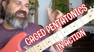 Did Hendrix Use CAGED? Cool Pentatonic Guitar Lesson