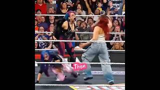 Asuka Then 🔥 vs Now ✨ with Iyo Sky ⚡ | WWE Evolution Edit #wwe #edit #short