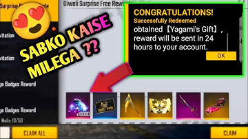 मिल गया Redeem Code 🥳 | Light Fest Countdown live redeem code | free fire redeem code | #redeemcode