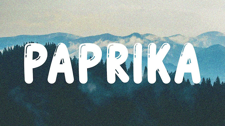 Ghali - Paprika (Sanmero 2024) | Testo/Lyric