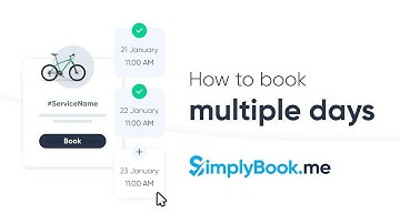 How to book multiple days