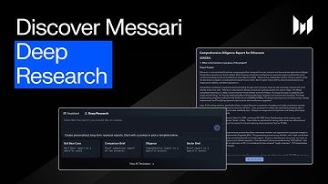 Introducing Messari Deep Research – Smarter, Faster Crypto Intelligence