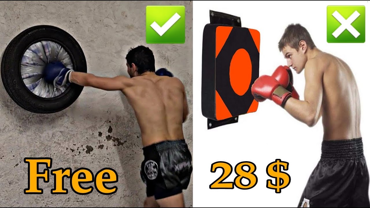 ملاكمة منزلية صنع boxing wall فكرة جديدة - YouTube