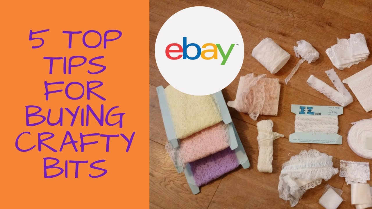 How I buy craft supplies on ebay // My FIVE Top Tips! YouTube
