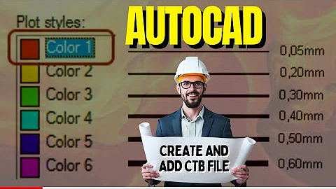 HOW TO CREATE OR ADD CTB FILE IN AUTOCAD