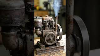 Tiny 6-Inch Diesel Engine ROARS to Life 🔥 Ultra Realistic Mini Machine| #shorts #generator