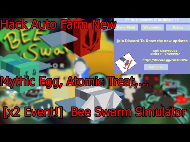 X2 Event Bee Swarm Simulator Hack Script Free Gui Auto Farm Youtube - roblox bee swarm script pastebin