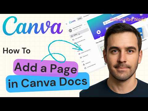 How To Add a Page in Canva Docs | Canva Docs Tutorial 2026