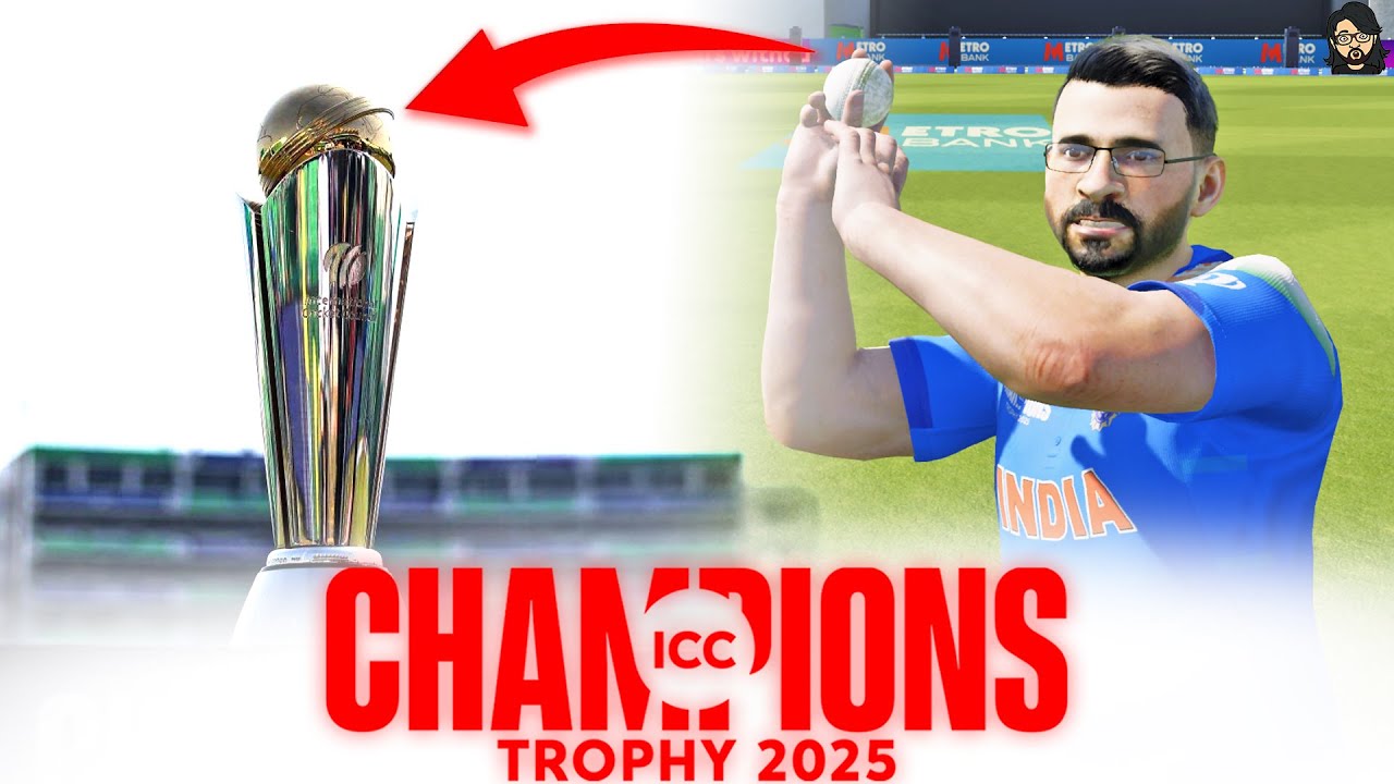 I Play Champions Trophy 2025 • Cricket 24 • Career Mode