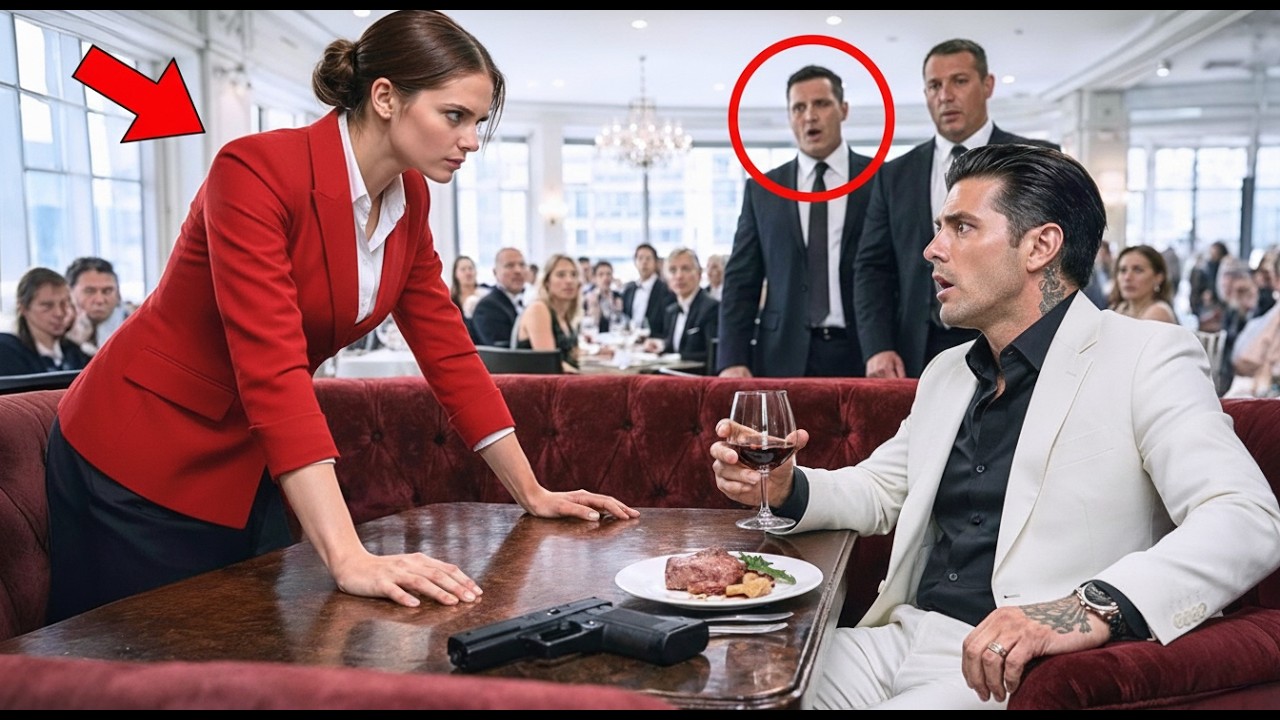 Jefe de la mafia se burla de una camarera — Ella responde en alemán y lo expone