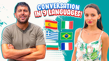 Unique Conversation between two Polyglots in 9 Languages