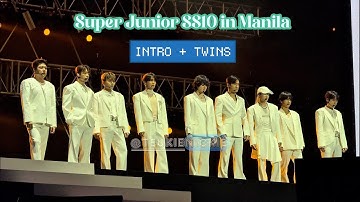 [4K] 슈퍼주니어 SUPER JUNIOR SUPERSHOW 10 MANILA - INTRO + TWINS | #SS10inMANILA 2025.10.04