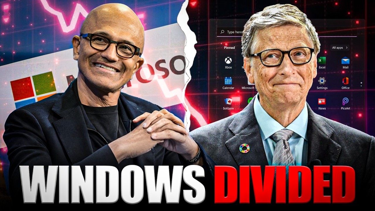 Satya Nadella Panics As Microsoft Quietly Splits Windows — Regular Users Left Out”
