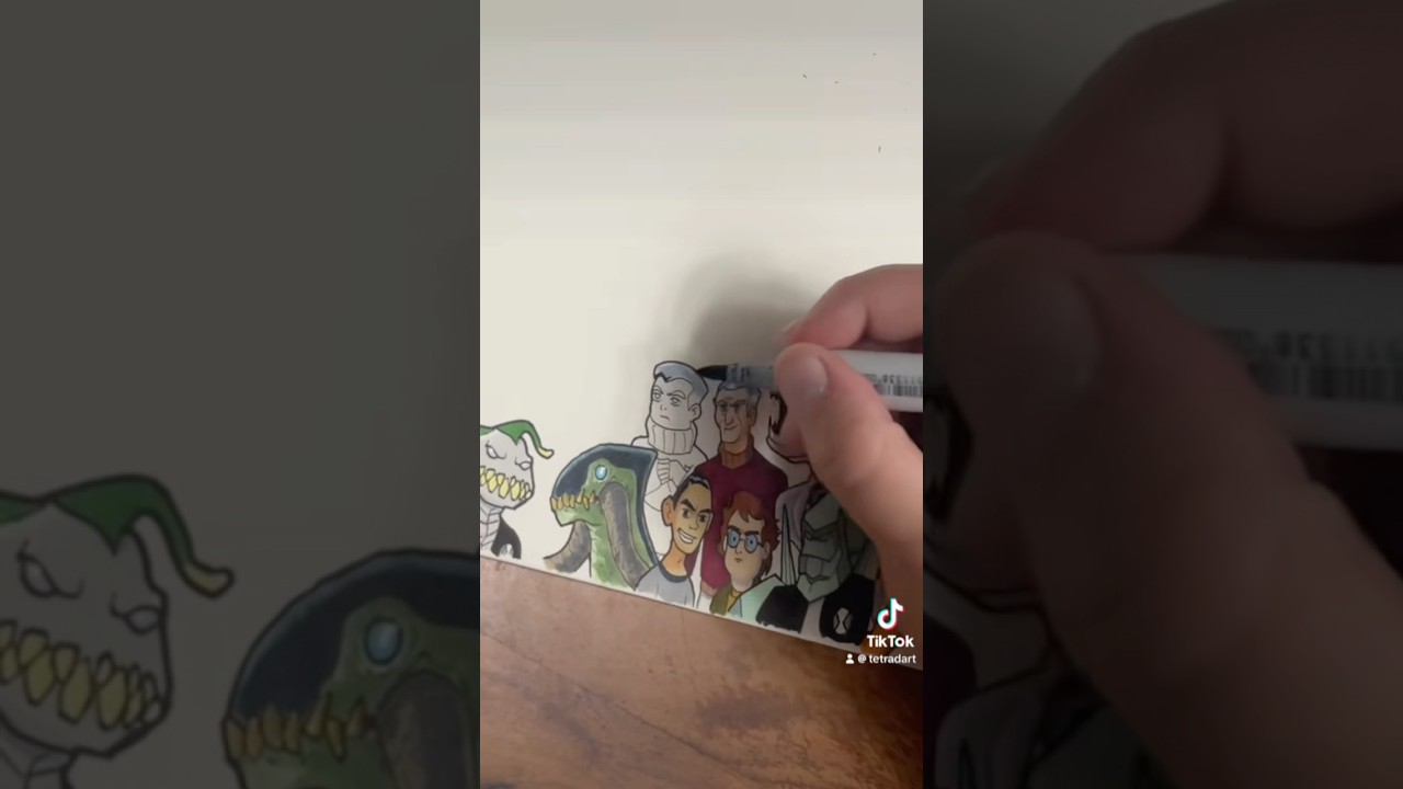 Drawing every Ben 10 character! Eddie Grand Smith!