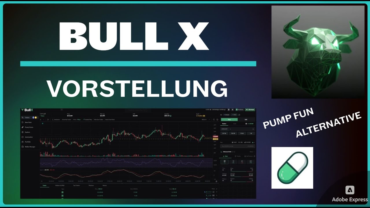 BULL X - Vorstellung | Pump Fun Alternative für MEME Coins - YouTube