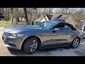 2015 Ford Mustang V6 Convertible OBD scan, underneath view Pre-purchase Inspection Video #karcheckz