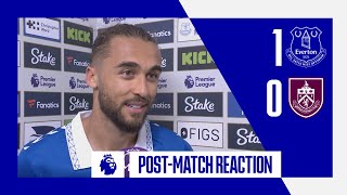 EVERTON 1-0 BURNLEY: DOMINIC CALVERT-LEWIN'S REACTION!