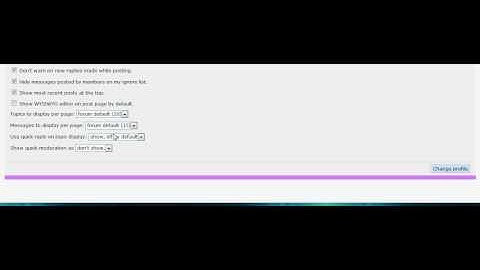 [TUTORIAL] How to edit your profile on a forum [PART 2]