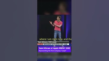 Sam Altman Discusses Loopt at Apple WWDC 2008