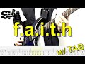 【TAB譜】SiM - f.a.i.t.h【ギター弾いてみた】