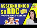 Assegno unico su rdc arretrati in pagamento oggi shorts