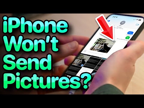 वीडियो: IPhone पर तस्वीरें नहीं भेज सकते?