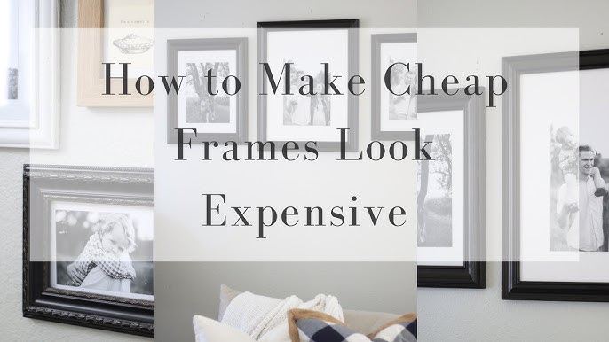 Make a Cheap White Frame Look Expensive Instantly 