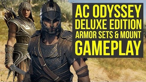 Assassin S Creed Odyssey Deluxe Edition Showcase Armor Sets Mount More Ac Odyssey Deluxe Edition Youtube